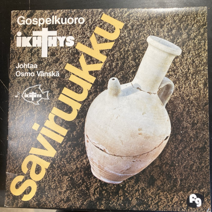 Gospelkuoro IKHTHYS - Saviruukku (FIN/1979) LP (VG+/VG+) -gospel-